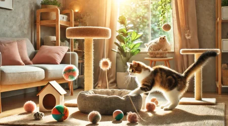 Cómo mantener a tu gato feliz y entretenido en casa
