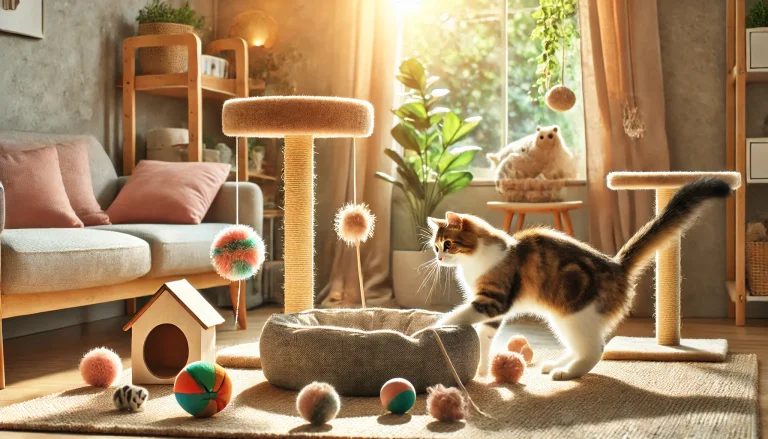 Cómo mantener a tu gato feliz y entretenido en casa