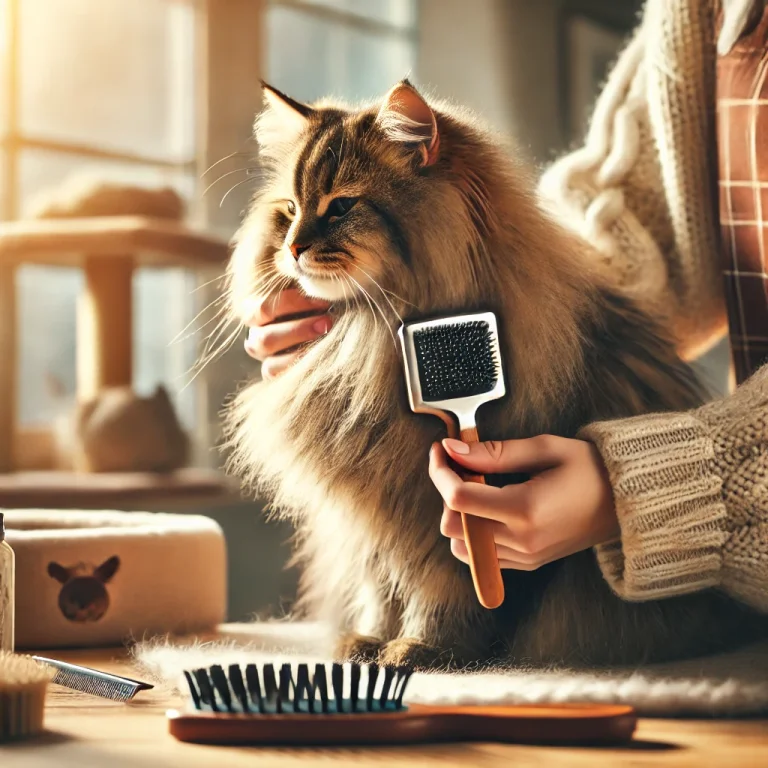 Cuidados para gatos de pelo largo